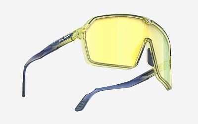 Превью  Велоочки RUDY PROJECT Spinshield Crystal Blue/Apple Green, Линзы: Multilaser Yellow (SP720530-0000)